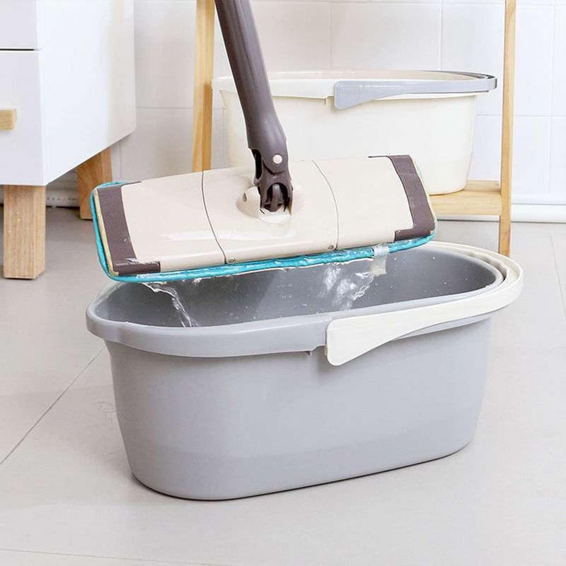 Haundry 4.5 Gallon Cleaning Bucket, Good Grips Household Mop Bucket for Cleaning Supplies, Cleaning Caddy Organizer Basket with Handle, 17.1L, White - Image 3